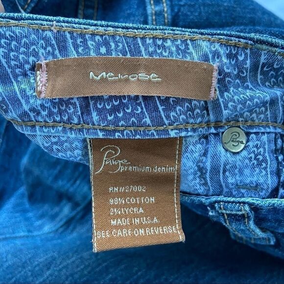 Paige Melrose Straight Leg Jean 25 - Picture 6 of 7